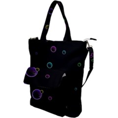 Bubble In Dark Shoulder Tote Bag by Sabelacarlos