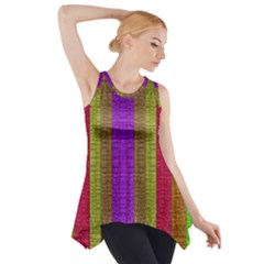 Colors Of A Rainbow Side Drop Tank Tunic by pepitasart