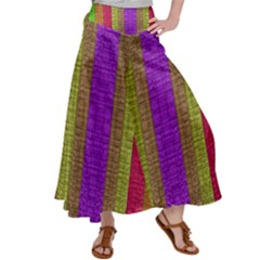 Colors Of A Rainbow Satin Palazzo Pants by pepitasart