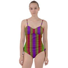 Colors Of A Rainbow Sweetheart Tankini Set by pepitasart