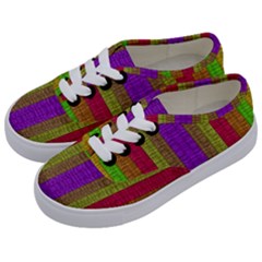 Colors Of A Rainbow Kids  Classic Low Top Sneakers by pepitasart