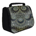 Rustic Silver and Gold Spirals Full Print Travel Pouch (Small) View2