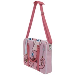 Squid Chef Cartoon Cross Body Office Bag by sifis