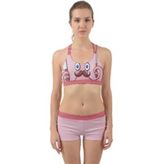 Squid Chef Cartoon Back Web Gym Set