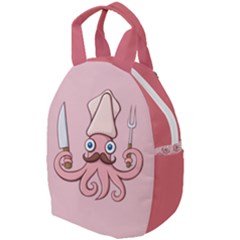 Squid Chef Cartoon Travel Backpacks by sifis