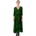 Emerald Green Spirals Button Up Boho Maxi Dress View1