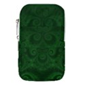 Emerald Green Spirals Waist Pouch (Small) View1