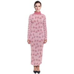 Squid Chef Pattern Turtleneck Maxi Dress by sifis