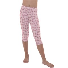 Squid Chef Pattern Kids  Lightweight Velour Capri Leggings  by sifis