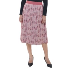 Squid Chef Pattern Classic Velour Midi Skirt  by sifis