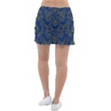 Navy Blue and Gold Swirls Tennis Skorts View2