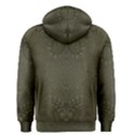 Rustic Green Brown Swirls Men s Zipper Hoodie View2