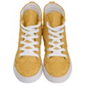 Golden Honey Swirls Women s Hi-Top Skate Sneakers View1