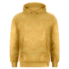 Golden Honey Swirls Men s Overhead Hoodie by SpinnyChairDesigns