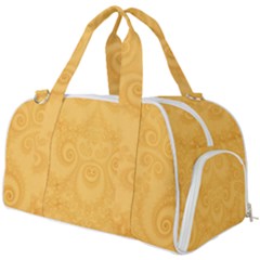 Golden Honey Swirls Burner Gym Duffel Bag