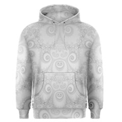 Wedding White Swirls Spirals Men s Core Hoodie by SpinnyChairDesigns