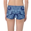 Royal Blue Swirls Reversible Boyleg Bikini Bottoms View2