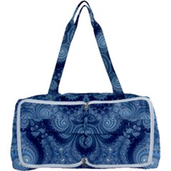 Royal Blue Swirls Multi Function Bag by SpinnyChairDesigns