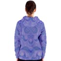 Mystic Purple Swirls Women s Zipper Hoodie View2