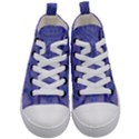 Mystic Purple Swirls Kids  Mid-Top Canvas Sneakers View1