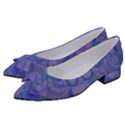 Mystic Purple Swirls Women s Bow Heels View2