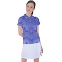 Mystic Purple Swirls Women s Polo Tee View1