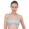 Ash Grey White Swirls Basic Training Sports Bra View1