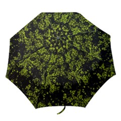 Nature Dark Camo Print Folding Umbrellas by dflcprintsclothing