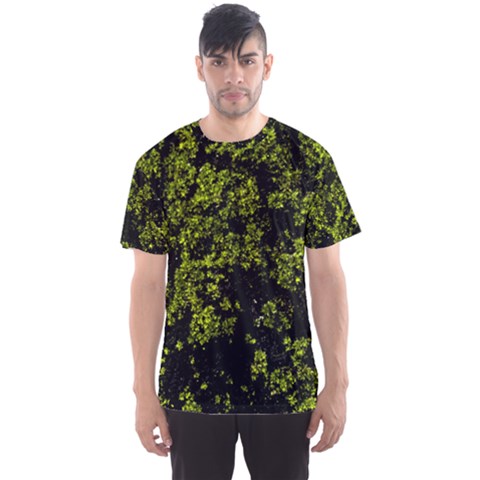 Nature Dark Camo Print Men s Sport Mesh Tee by dflcprintsclothing