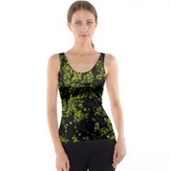 Nature Dark Camo Print Tank Top by dflcprintsclothing