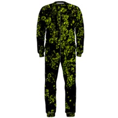 Nature Dark Camo Print Onepiece Jumpsuit (men)  by dflcprintsclothing