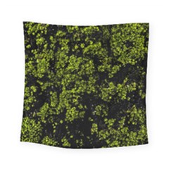 Nature Dark Camo Print Square Tapestry (small) by dflcprintsclothing