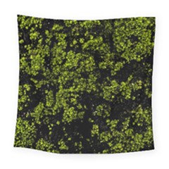 Nature Dark Camo Print Square Tapestry (large) by dflcprintsclothing