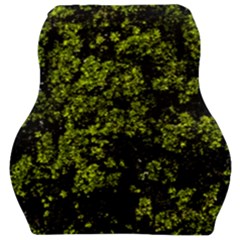 Nature Dark Camo Print Car Seat Velour Cushion  by dflcprintsclothing