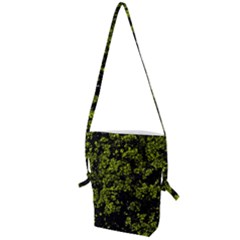 Nature Dark Camo Print Folding Shoulder Bag by dflcprintsclothing