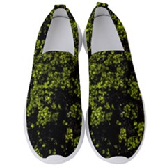 Nature Dark Camo Print Men s Slip On Sneakers by dflcprintsclothing