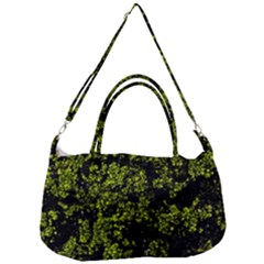 Nature Dark Camo Print Removal Strap Handbag