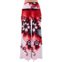 Abstract Red Black Floral Print So Vintage Palazzo Pants View2