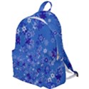 Cornflower Blue Floral Print The Plain Backpack View1