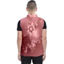 Coral Pink Floral Print Men s Puffer Vest View2