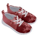 Coral Pink Floral Print Running Shoes View3