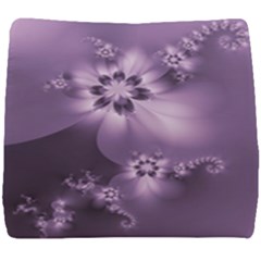 Royal Purple Floral Print Seat Cushion