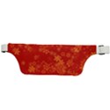 Orange Red Floral Print Active Waist Bag View2