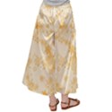 Yellow Flowers Floral Print Satin Palazzo Pants View2