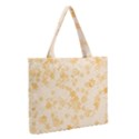 Yellow Flowers Floral Print Zipper Medium Tote Bag View2