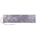 Pale Mauve White Flowers Roll Up Canvas Pencil Holder (L) View1