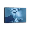 Steel Blue Flowers Mini Canvas 6  x 4  (Stretched) View1