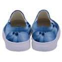 Steel Blue Flowers Kids  Canvas Slip Ons View4