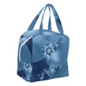 Steel Blue Flowers Boxy Hand Bag View3