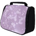 Lavender and White Flowers Full Print Travel Pouch (Big) View1